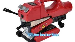 Soldador de revestimiento de presa SWT-NS800D que suelda revestimiento de HDPE de 1,5 mm