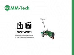 MM-Tech SWT-WP1 demostración de funcionamiento de la máquina de soldadura de polímeros Tecnología de soldadura de película de PVC de alta eficiencia