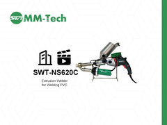 SWT-NS620C Arma de soldadura por extrusión de pellets Operación alemán METABO Motor·5-40mm Soldadura de película