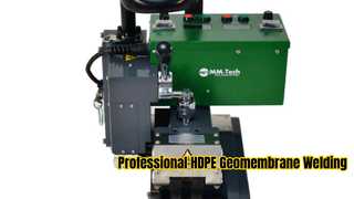Soldador de geomembrana MM-Tech Soldadura de HDPE de alta velocidad