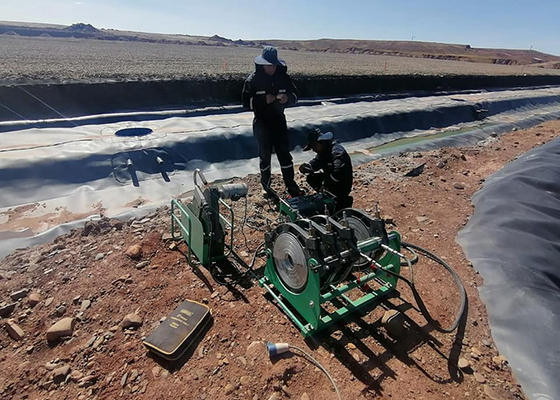 Máquina hidráulica de la fusión del extremo del tubo del HDPE de Pvdf soldadura de 90m m - de 315m m
