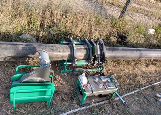 soldadora polivinílica del tubo del PE de la fusión del extremo del HDPE de 110m m