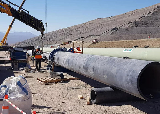 Rendimiento de la máquina de la fusión del extremo del tubo del HDPE del infante de marina 280-500m m alto