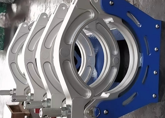 máquina de la soldadura por fusión del extremo del tubo del HDPE de 630m m con la exhibición de la temperatura