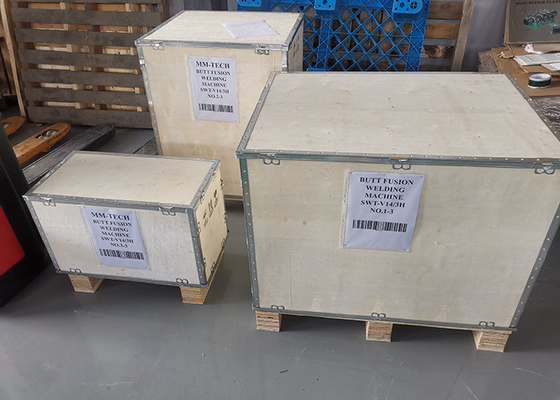 máquina 4.25kw de la soldadura por fusión del extremo del tubo del HDPE de 90m m - de 250m m