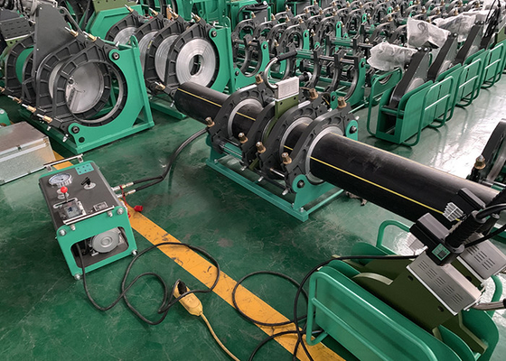 máquina 6.25kw de la soldadura por fusión del extremo del HDPE del tubo de 355m m