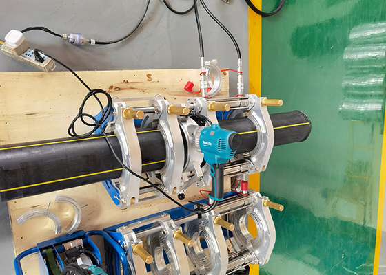 máquina de la soldadura a tope del HDPE del tubo de 160m m hidráulica