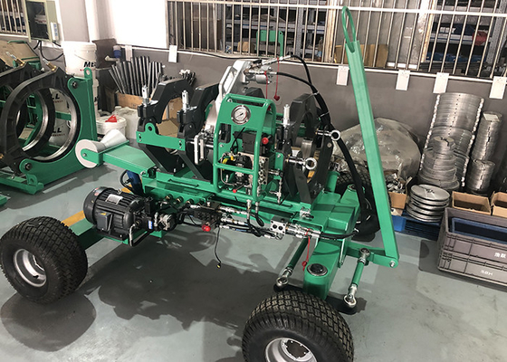 Máquina 8.38kw de la soldadura por fusión del extremo del tubo del HDPE del contador de tiempo 450m m