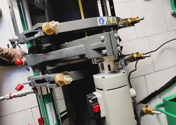 3" - 14" máquina hidráulica 220V de la soldadura por fusión del extremo del tubo del HDPE