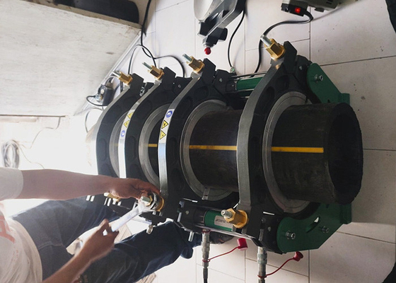 3 pulgadas - soldadora hidráulica 50hz del HDPE de la fusión del extremo de 14 pulgadas