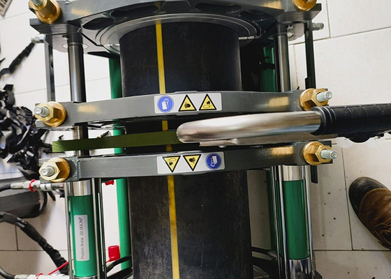Máquina hidráulica de la soldadura a tope del tubo del HDPE del polipropileno con el contador de tiempo