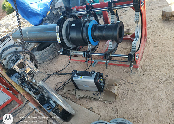 máquina de la soldadura por fusión del HDPE de 20-315m m electro fácil actuar