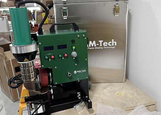 Table Welding Banner Hot Air Welder SWT-PAU Hem/ Pole Pocket Welding With Rope