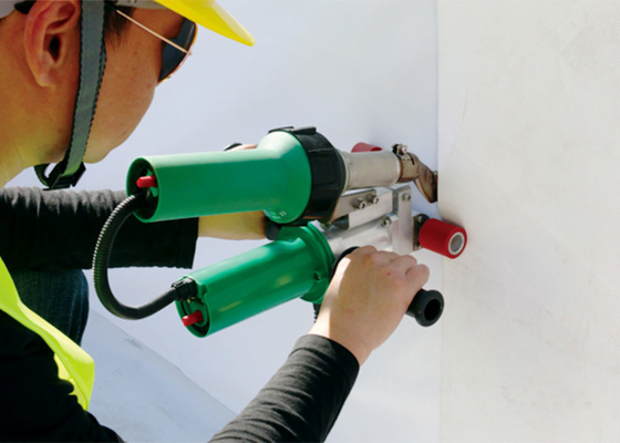 Máquina de soldadura TPO semiautomática SWT-TAC para solapamiento