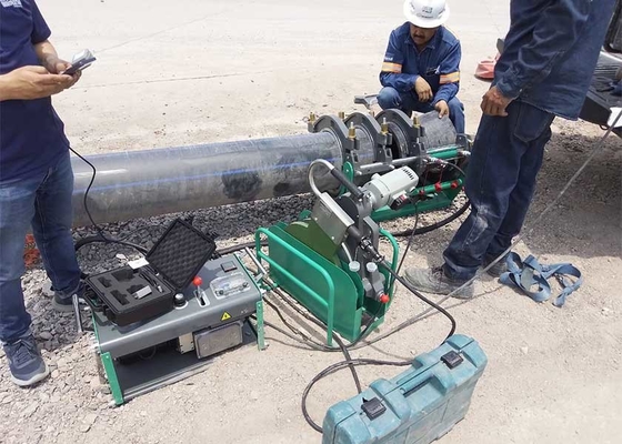 Máquina hidráulica de soldadura por fusión de trasero de alto rendimiento para el riego de agua