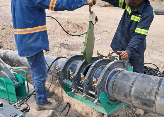 Máquina hidráulica de soldadura por fusión de trasero de alto rendimiento para el riego de agua