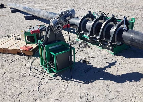 Equipo de soldadura por fusión de tuberías hidráulicas robustas para tuberías HDPE PVDF en plantas químicas de gas