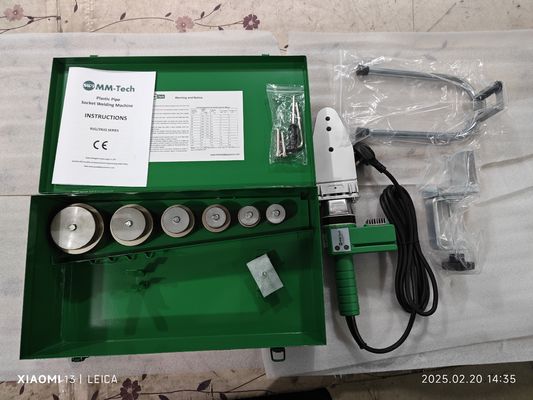 Máquina de soldadura PPR portátil RJQ-63 de 800W para tuberías de 20-63mm