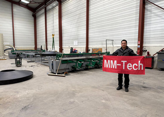 SWT-PH4000 Sheet Butt Welder For HDPE Tanks Fabricating in France Factory