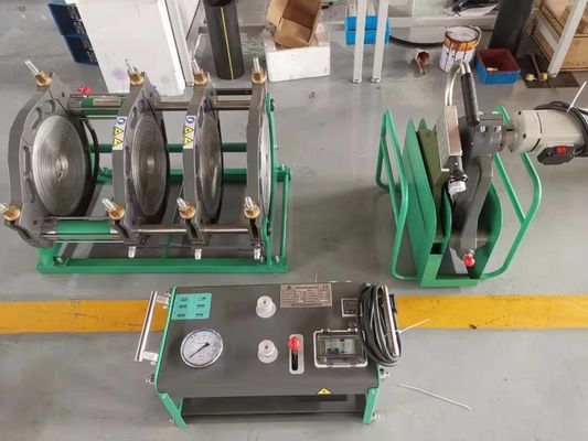 MAQUINA DE FUSION A TOPE PARA TUBERIAS DE AGUA DE HDPE