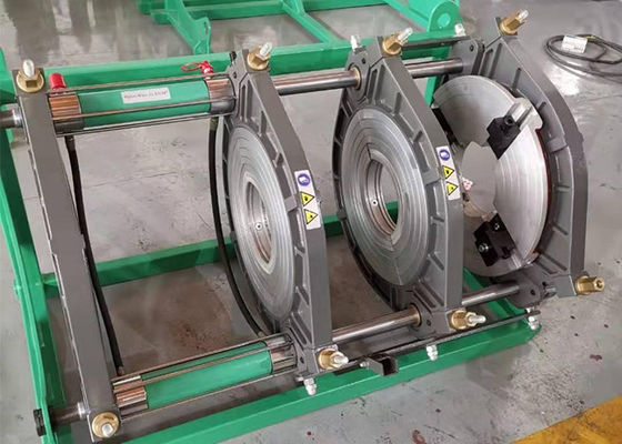 MAQUINA DE TERMOFUSION CON MORDAZAS PARA TUBERIAS HDPE ISO