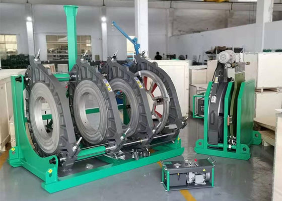 MAQUINA DE TERMOFUSION CON MORDAZAS PARA TUBERIAS HDPE ISO