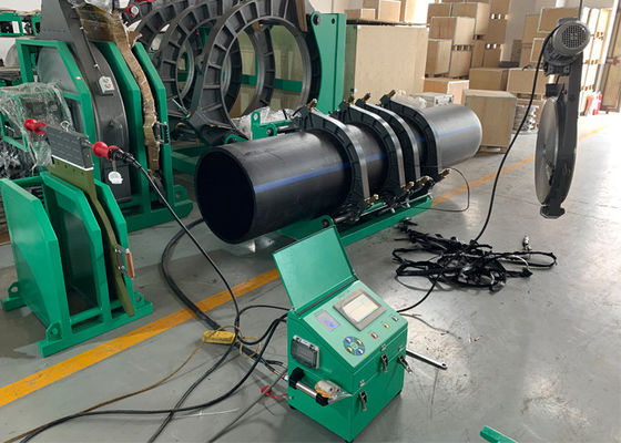 soldador plástico del HDPE de 500m m 800m m, máquina de la fusión del extremo para el tubo del HDPE
