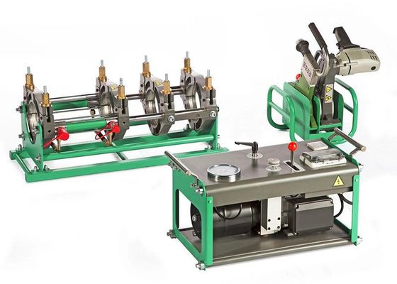 Máquina de la soldadura por fusión del HDPE del ISO, máquina hidráulica de la fusión del extremo para 50m m 160m m
