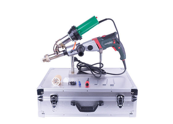 extrusora manual 1300W, soldador plástico de calefacción doble del aire caliente