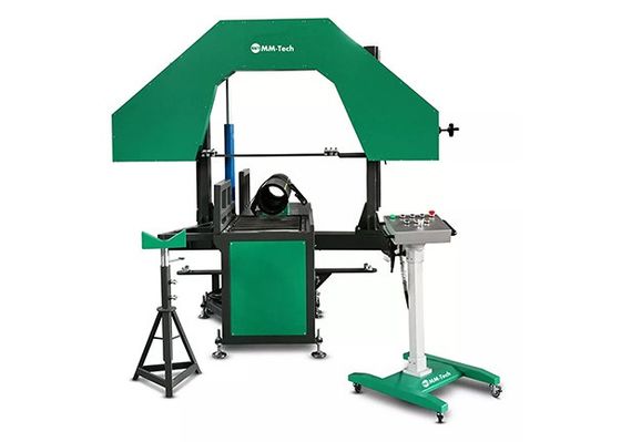 La banda del taller 2.25KW vio para el corte agudo cruzado de la colocación del codo
