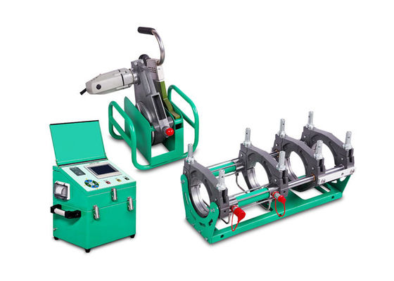 máquina 63mm-160m m hidráulicos de la soldadura por fusión del extremo del tubo del HDPE 230V