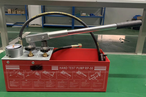 Bomba de alta presión hidráulica hidrostática de la prueba del banco de prueba de la mano manual del tubo de agua de la herramienta de la fontanería de PR50A