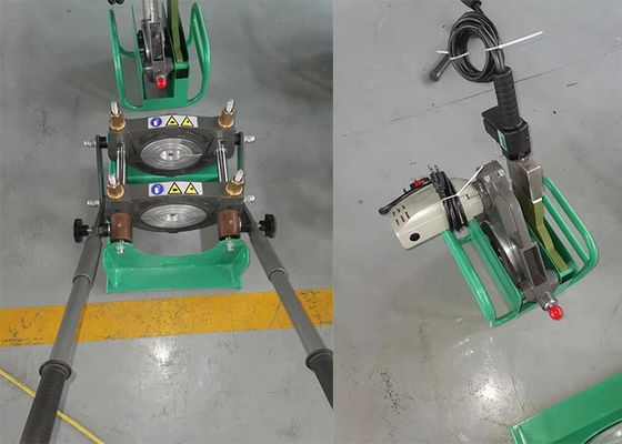 máquina manual de la soldadura por fusión del extremo del tubo de 220V 50Hz 40-110m m PE