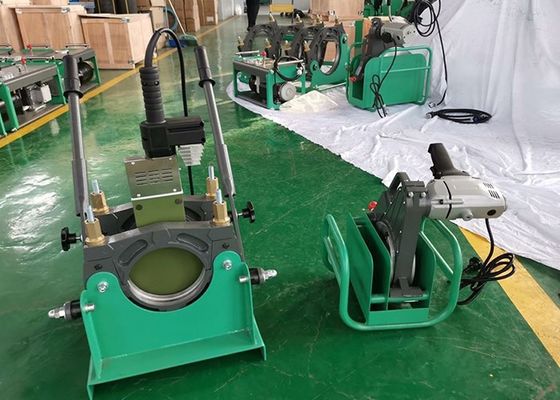 máquina manual de la soldadura por fusión del extremo del tubo del Pvc de los Pp del HDPE de 40-110m m