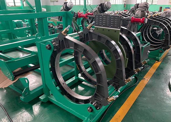 220 V máquina automática de la soldadura por fusión del extremo del tubo del HDPE de 280m m - de 500m m