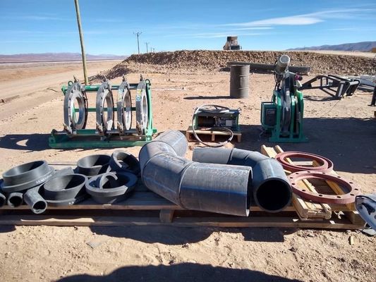 máquina común caliente de la soldadura a tope del HDPE del tubo del abastecimiento de agua de 355m m