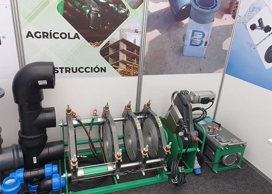 El plástico del HDPE de los Pp del PE instala tubos la máquina de la soldadura por fusión del extremo del manual de 40m m