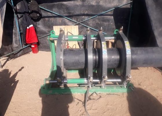 Soldadora caliente del tubo del HDPE del manual del derretimiento 160m m