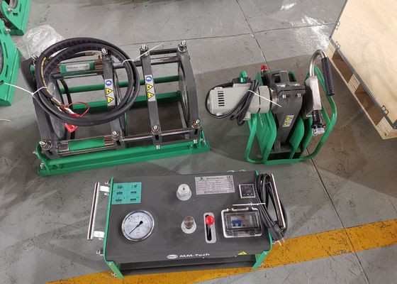 Máquina manual de la soldadura por fusión del extremo del tubo polivinílico del HDPE