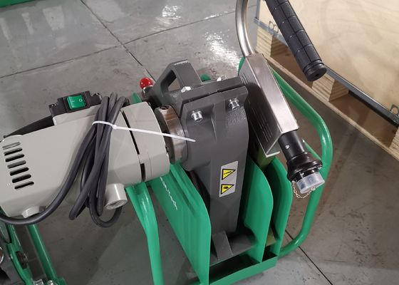 Máquina manual de la soldadura por fusión del extremo del tubo polivinílico del HDPE