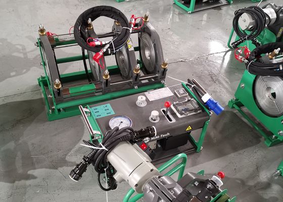 máquina de la soldadura por fusión del extremo de 200m m para el tubo del HDPE