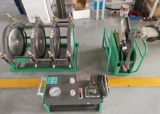 máquina de la soldadura por fusión del extremo de 200m m para el tubo del HDPE
