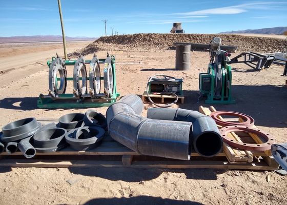 Máquinas manuales de la fusión del extremo del tubo del HDPE para el tubo plástico