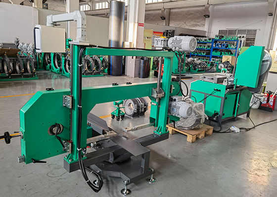 Fabricación del HDPE de la máquina de la instalación de tuberías de la fusión de la silla de montar del campo del taller