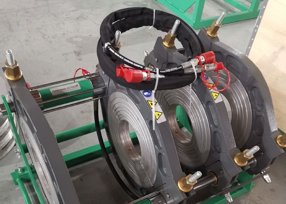 Máquina automática de la soldadura por fusión del extremo del tubo del HDPE de 200m m