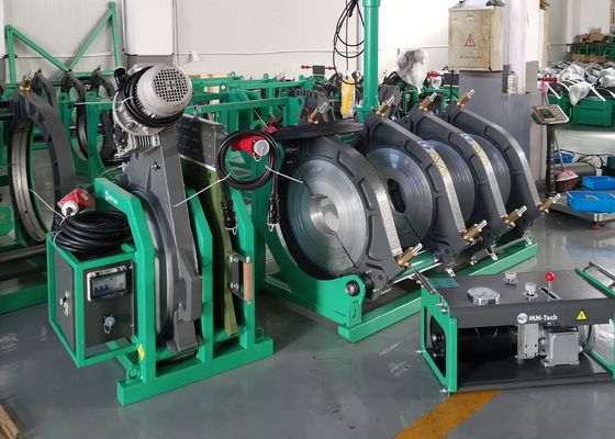 Máquina plástica del tubo 400v Buttfusion del HDPE del PE automática