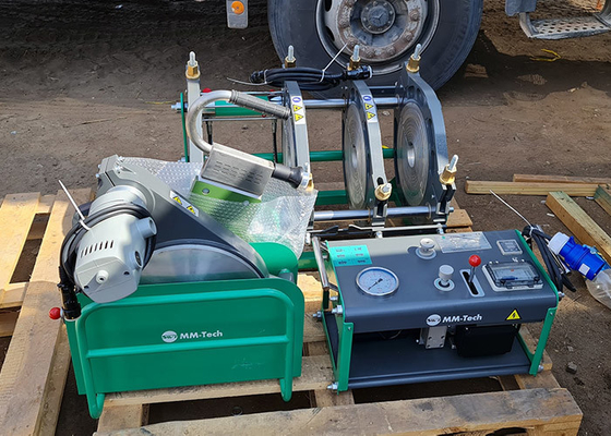 soldadora de Thermofusion del tubo del HDPE de 90-315m m