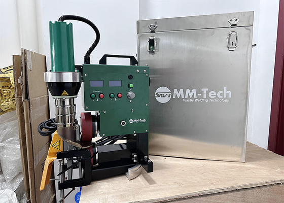 Table Welding Banner Hot Air Welder SWT-PAU Hem/ Pole Pocket Welding With Rope