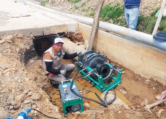 Saldadoras hidráulicas de fondo de estructura rápida desmontable para bombas de calor geotérmicas