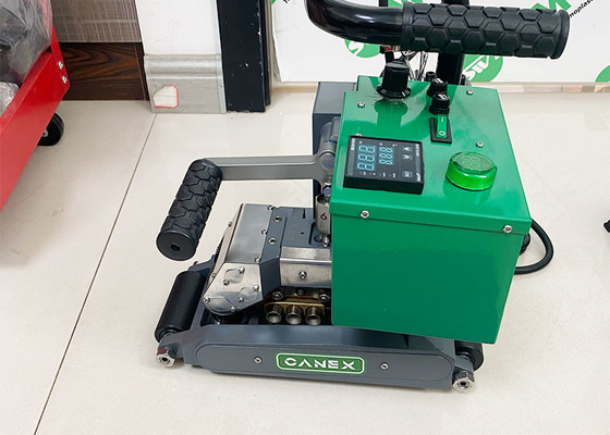 Máquina de soldadura de geomembranas CX900 1400W con control de temperatura para estanques de peces
